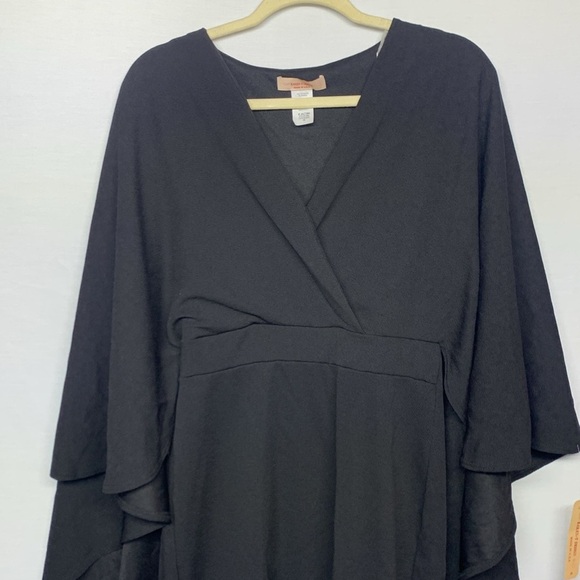 Karen T Design Black Cape Kimono Dress - Picture 3 of 7